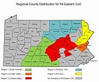 Eastern Pa County Map | Images and Photos finder