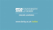 Welcome to the University of Derby Online Learning - YouTube