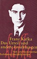 Das Urteil und andere Erzählungen von Franz Kafka - Suhrkamp Insel ...