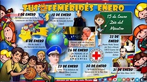 Efemérides y Periódico Mural de ENERO 2019 – Imagenes Educativas