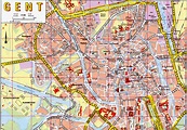 Карта Гента | Map of Ghent
