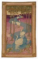 Otto Eckmann, German (1865-1902) - Tapestry 'Swans in a Stream, Germany ...