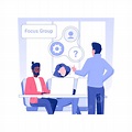 Focus Group Isolated Concept Vector Illustration, New, Presentation ...