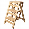 3 Step Wooden Ladder
