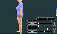 3d body measurements visualizer - copmaz