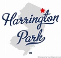 Map of Harrington Park, NJ, New Jersey