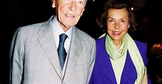 André Bettencourt et sa femme Liliane Bettencourt lors d'une exposition ...