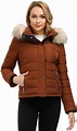 Royal Matrix Womens Short Quilted Warm Winter Water-Resistant Jacket ...