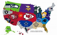 Map Of All Nfl Teams 2019