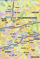 Gelsenkirchen Map and Gelsenkirchen Satellite Image