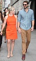 Jennie Garth and David Abrams hold hands as they visit Good Day New ...