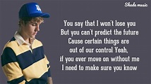 Justin Bieber - Anyone (Lyrics) - YouTube