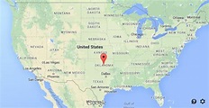 Where is Oklahoma City on map of USA