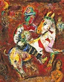 The Horseman, 1966 - 1000Museums | Marc chagall, Chagall paintings ...