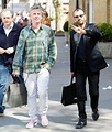 PAUL ON THE RUN: Ringo Starr and son Jason Starkey seen shopping in Chelsea