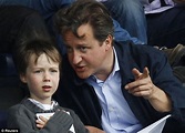 David Cameron takes son Arthur to watch his favourite football team ...
