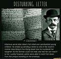 DISTURBING LETTER Infamous serial killer Albert Fish killed and ...