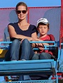 January Jones and son Xander enjoy California day out | Daily Mail Online