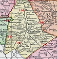 Mecklenburg County Wall Map, 1911 | ubicaciondepersonas.cdmx.gob.mx