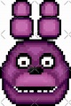 "Five Nights at Freddy's 1 - Pixel art - Bonnie" Stickers by ...