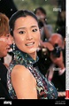 La actriz China Gong Li se pone en la alfombra roja para la proyección ...