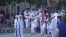 Opening ceremony for United States Navy Band Concert on the Avenue June ...