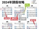 2024行事曆連假4個 明年起僅小年夜、清明彈性放假需補班 | 生活 | 中央社 CNA