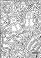 Free & Easy To Print Adult Christmas Coloring Pages | Printable ...