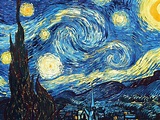 Fondos de pantalla Vincent van Gogh: Noche estrellada 1920x1200 HD Imagen