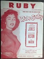 Amazon.com: RUBY (1953 Heinz Roemheld SHEET MUSIC) pristine condition ...