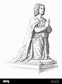 Sculpture of Claudia of Valois, Queen of France, Jacopo Bernardi, 1818 ...