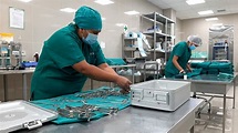Central de esterilización del HRM con equipamiento moderno