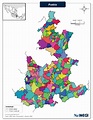 Mapa del Estado de Puebla con Municipios >> Mapas para Descargar e ...
