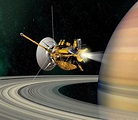 Cassini-huygens Probe At Saturn, Artwork Photograph by David Ducros ...