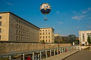 Berlin, Germany: Die-Welt. Panoramic Baloon Near the Checkpoint Charlie ...