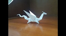 Origami Easy Dragon - How To Make a paper dragon - YouTube
