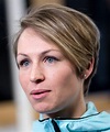 MAGDALENA NEUNER at Biathlon World Cup Press Conference in Ruhpolding ...