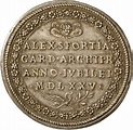 Medaille auf den Kardinal Alessandro Sforza und das Heilige Jahr 1575 ...