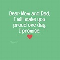 Dear Mom And Dad, I Will Make You Proud Pictures, Photos, and Images ...