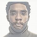 Chadwick Boseman Vector Art Illustration || Digital Art || Avengers ...