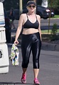 Rebel Wilson shows off slimmed-down figure as she heads to the gym in ...