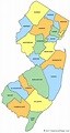 Printable New Jersey Maps | State Outline, County, Cities