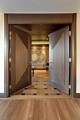 Interior Door - Custom - Double - Solid Wood with Walnut Finish ...