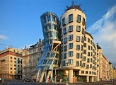 The Famous Dancing House of Prague by Frank Gehry