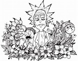 Rick and Morty Coloring Pages - Free Printable Coloring Pages