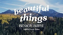 Benson Boone - Beautiful Things (Official Lyric Video) - YouTube
