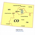 5 Colorado Area Codes in 2023 (With Map) - Travel Lemming
