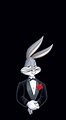 Bugs Bunny wearing a Tuxedo art | Bunny wallpaper, Looney tunes ...