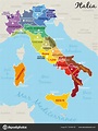 Italy Map Regions And Capitals