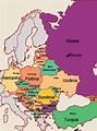Europa Oriental - Leste Europeu: Divisão Política - Pesquisa Escolar ...
